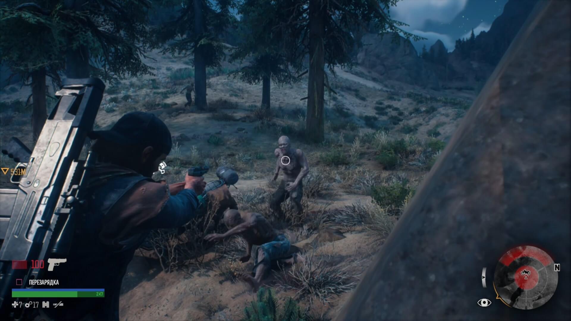 Days Gone - геймплей игры на PlayStation 4